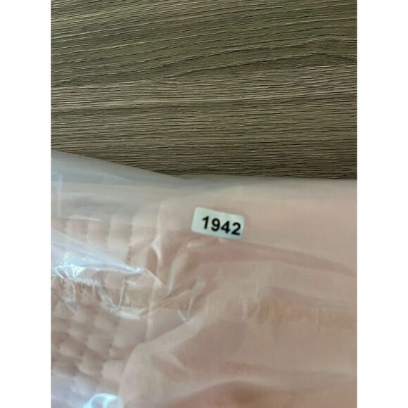 Pact Courtside Fleece Split Ankle Wide Leg Sweatpants Blush Posey Women's M NWT - Picture 10 of 10